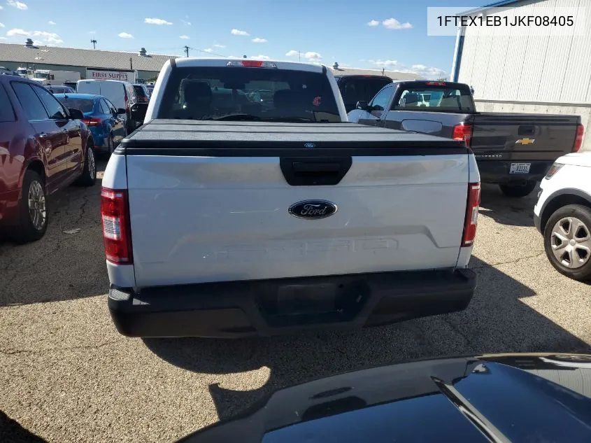 2018 Ford F150 Super Cab VIN: 1FTEX1EB1JKF08405 Lot: 40588204