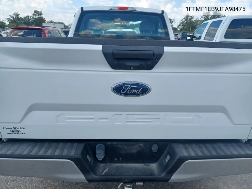 2018 Ford F-150 Xl VIN: 1FTMF1EB9JFA98475 Lot: 40588910