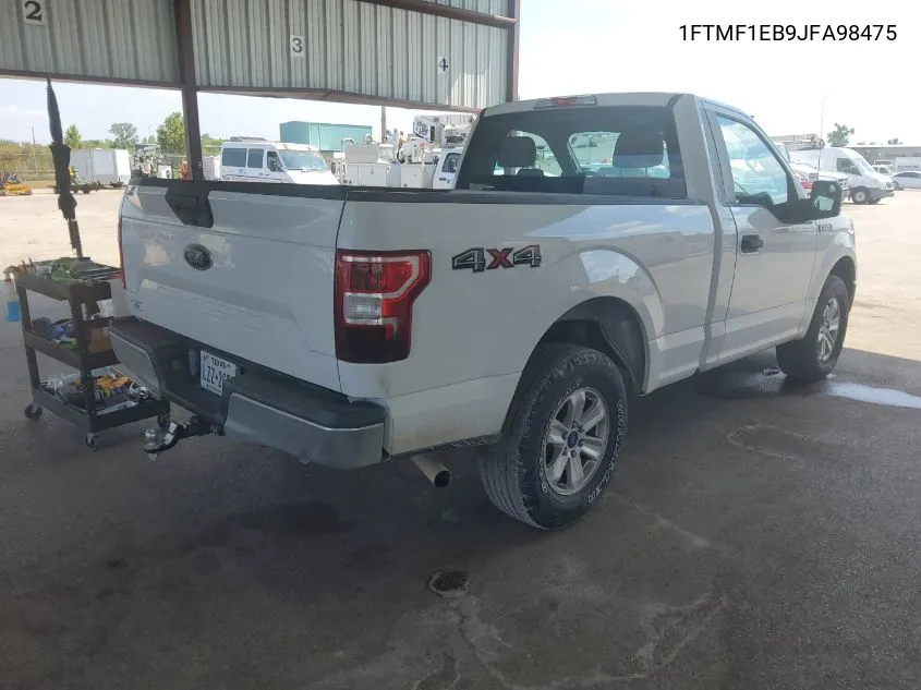 2018 Ford F-150 Xl VIN: 1FTMF1EB9JFA98475 Lot: 40588910