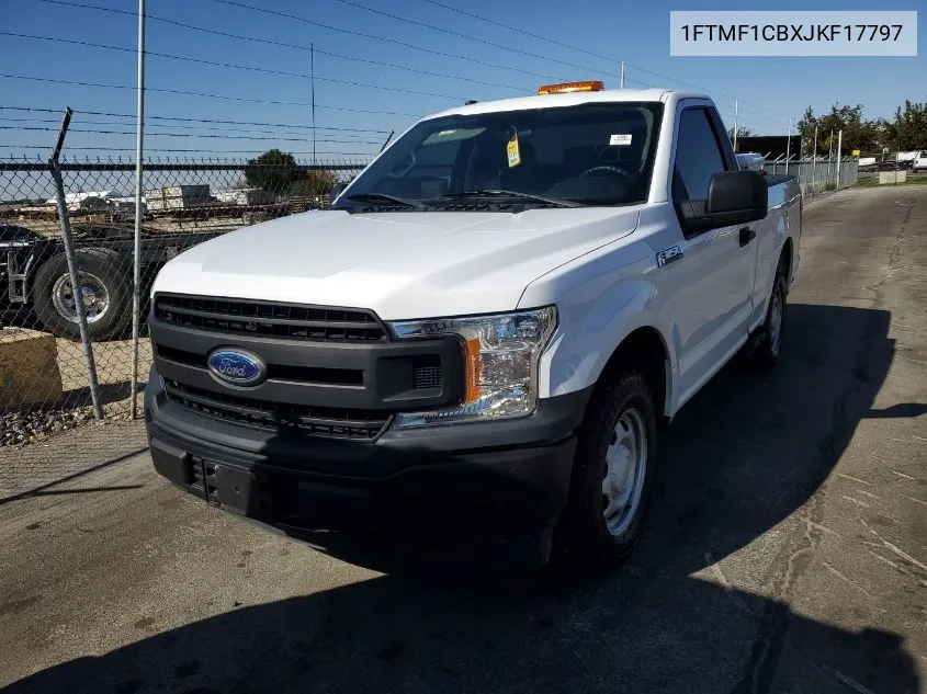 2018 Ford F-150 Xl VIN: 1FTMF1CBXJKF17797 Lot: 40588957