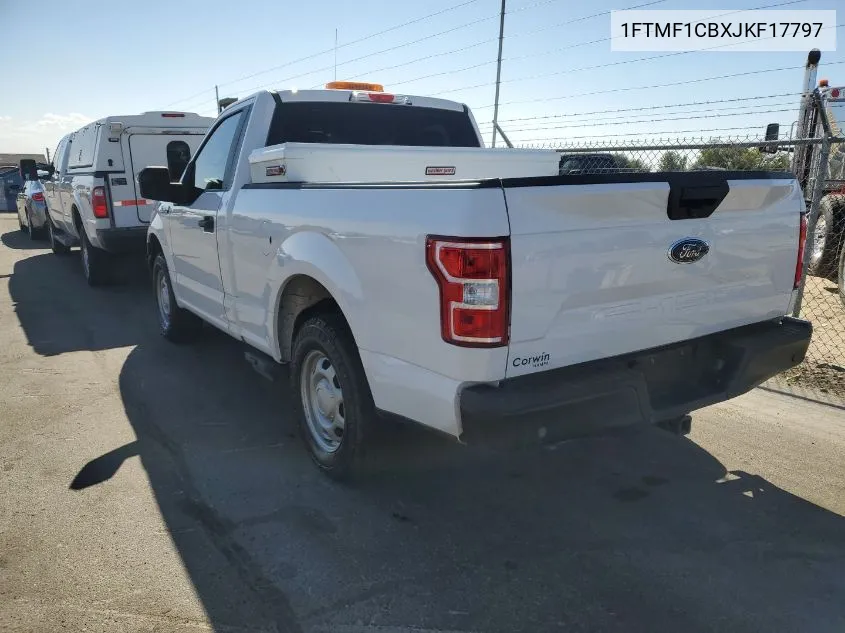 2018 Ford F-150 Xl VIN: 1FTMF1CBXJKF17797 Lot: 40588957