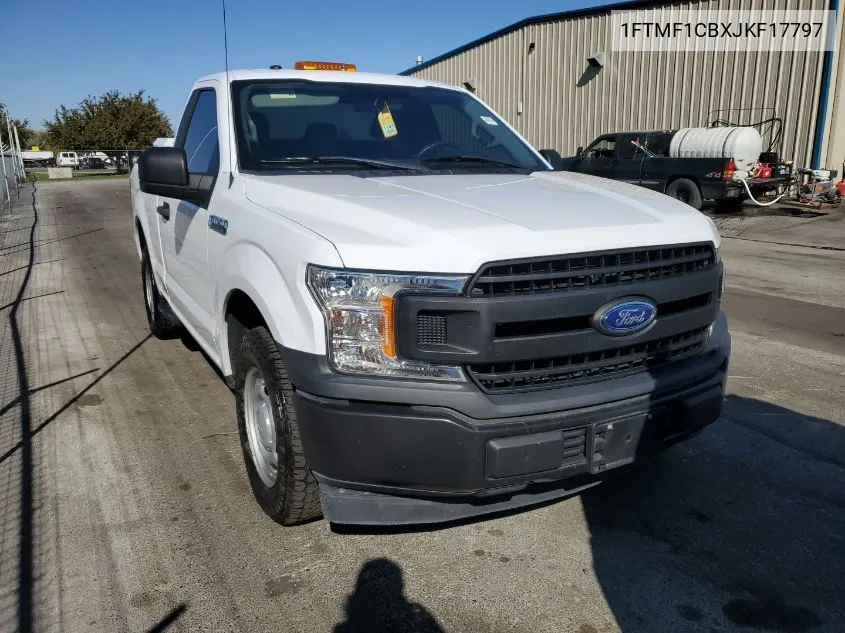 2018 Ford F-150 Xl VIN: 1FTMF1CBXJKF17797 Lot: 40588957