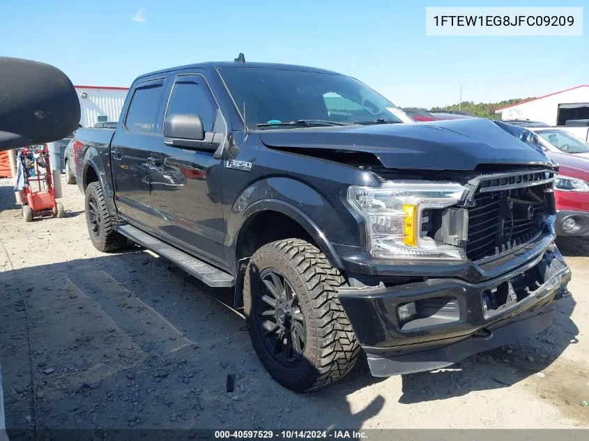 2018 Ford F-150 Xlt VIN: 1FTEW1EG8JFC09209 Lot: 40597529