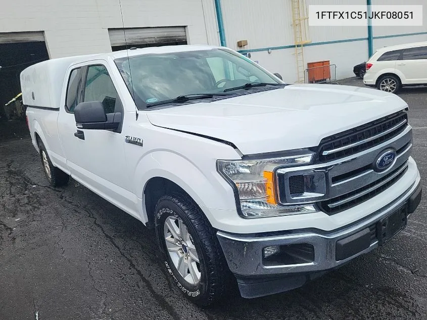 2018 Ford F-150 Xlt VIN: 1FTFX1C51JKF08051 Lot: 40599718