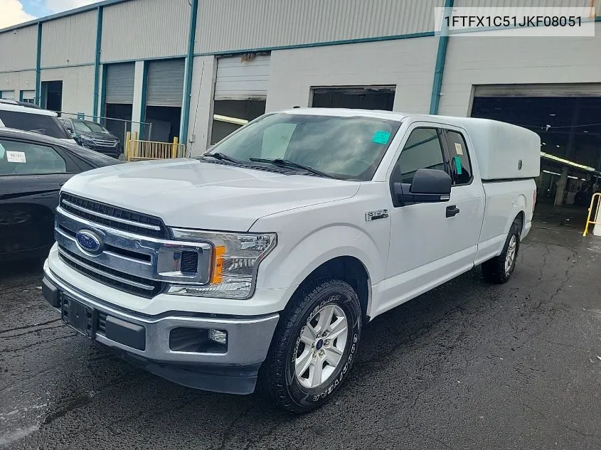 2018 Ford F-150 Xlt VIN: 1FTFX1C51JKF08051 Lot: 40599718