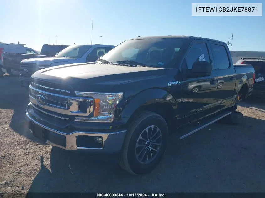 2018 Ford F-150 Xlt VIN: 1FTEW1CB2JKE78871 Lot: 40600344