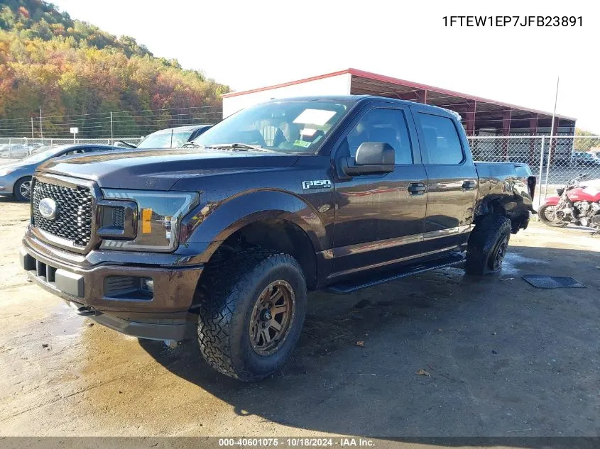 2018 Ford F-150 Xl VIN: 1FTEW1EP7JFB23891 Lot: 40601075