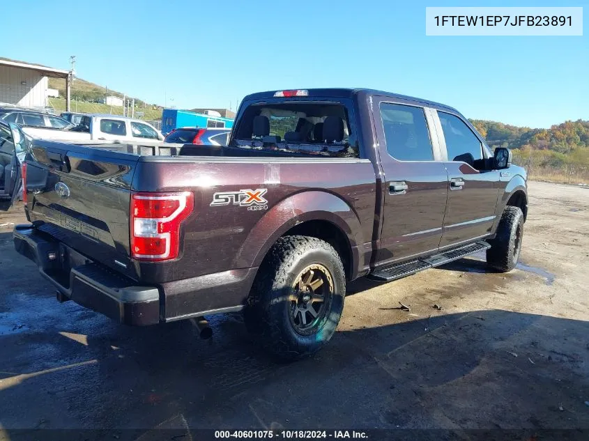 2018 Ford F-150 Xl VIN: 1FTEW1EP7JFB23891 Lot: 40601075