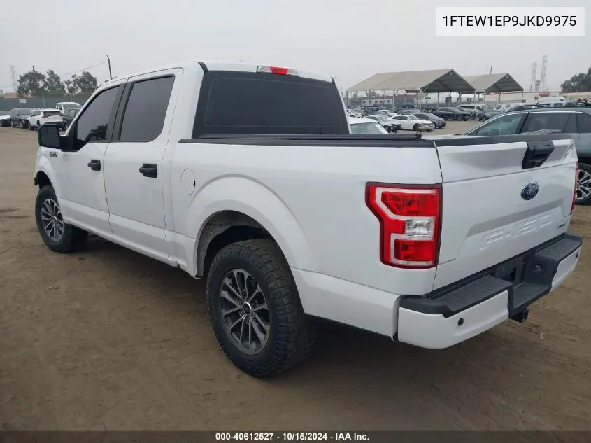 2018 Ford F-150 Xl VIN: 1FTEW1EP9JKD9975 Lot: 40612527