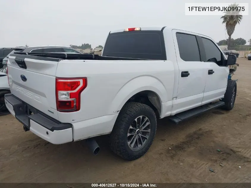 2018 Ford F-150 Xl VIN: 1FTEW1EP9JKD9975 Lot: 40612527