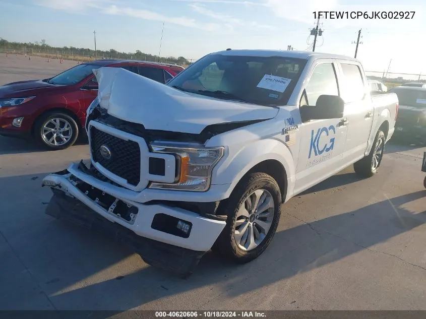 2018 Ford F-150 Xl VIN: 1FTEW1CP6JKG02927 Lot: 40620606