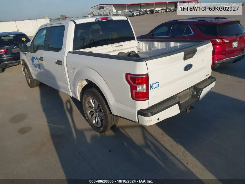 2018 Ford F-150 Xl VIN: 1FTEW1CP6JKG02927 Lot: 40620606