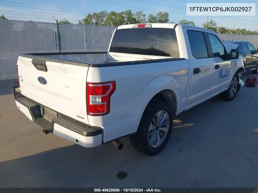 2018 Ford F-150 Xl VIN: 1FTEW1CP6JKG02927 Lot: 40620606