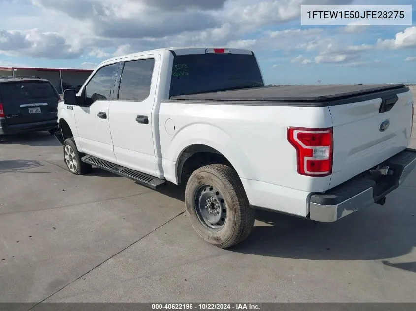 2018 Ford F-150 Xlt VIN: 1FTEW1E50JFE28275 Lot: 40622195