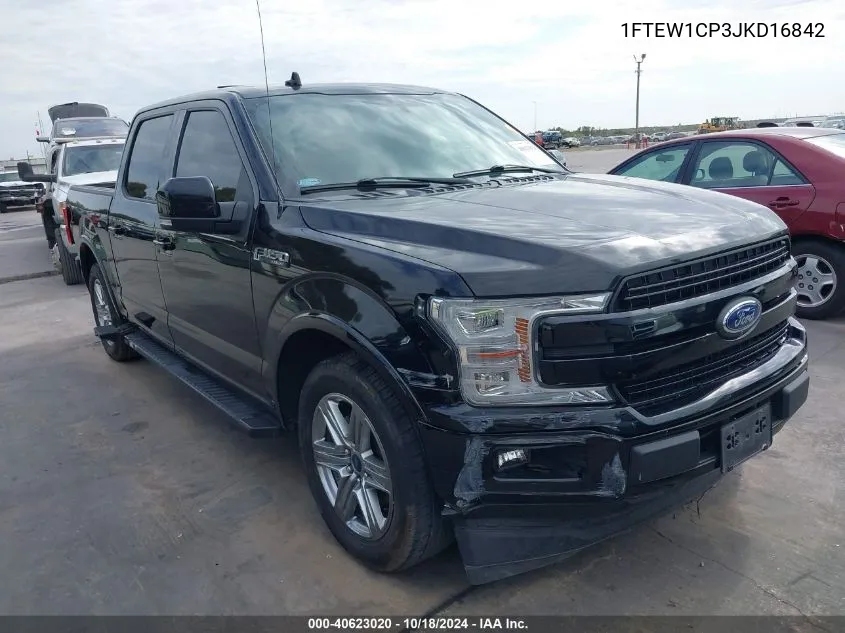 2018 Ford F-150 Lariat VIN: 1FTEW1CP3JKD16842 Lot: 40623020