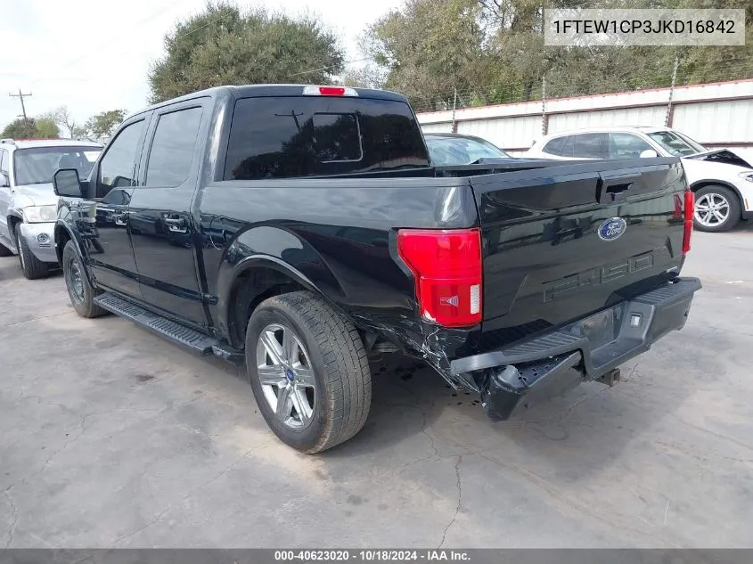 2018 Ford F-150 Lariat VIN: 1FTEW1CP3JKD16842 Lot: 40623020