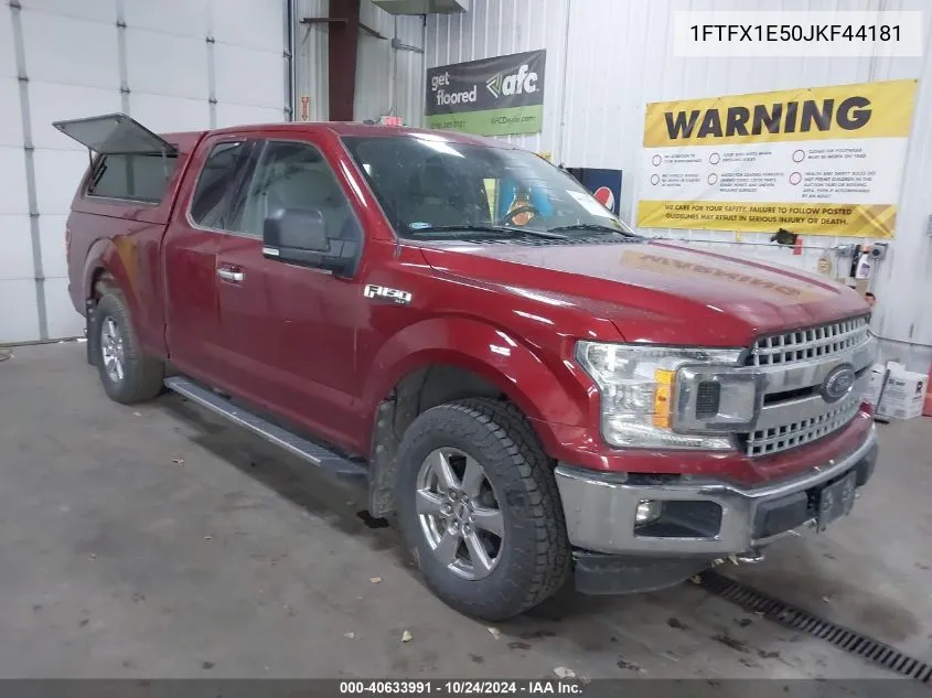 2018 Ford F-150 Xlt VIN: 1FTFX1E50JKF44181 Lot: 40633991