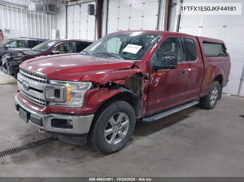 2018 Ford F-150 Xlt VIN: 1FTFX1E50JKF44181 Lot: 40633991