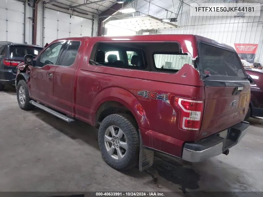 2018 Ford F-150 Xlt VIN: 1FTFX1E50JKF44181 Lot: 40633991