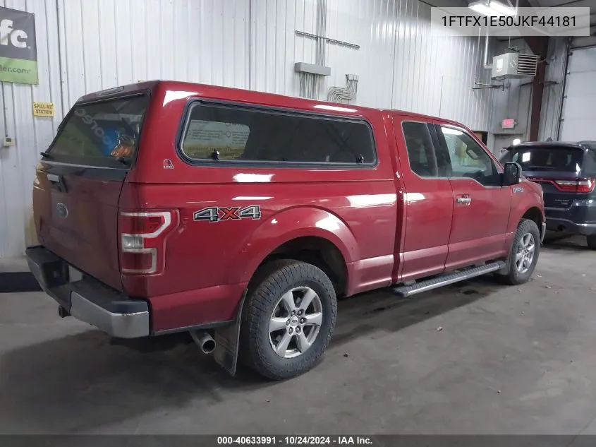 2018 Ford F-150 Xlt VIN: 1FTFX1E50JKF44181 Lot: 40633991