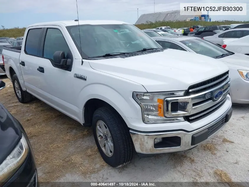 2018 Ford F-150 Xlt VIN: 1FTEW1C52JFB30300 Lot: 40641497