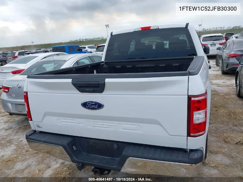 2018 Ford F-150 Xlt VIN: 1FTEW1C52JFB30300 Lot: 40641497