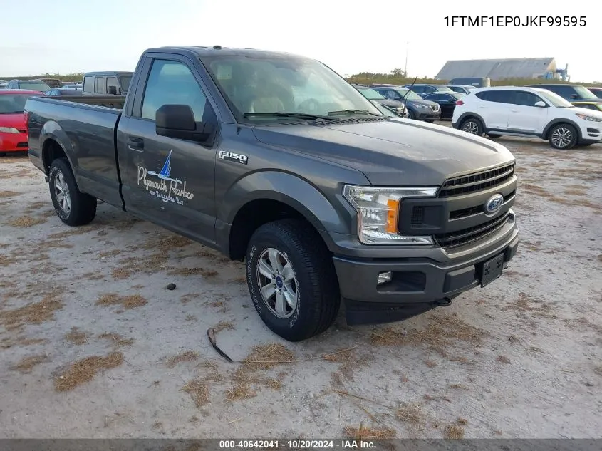 2018 Ford F150 VIN: 1FTMF1EP0JKF99595 Lot: 40642041