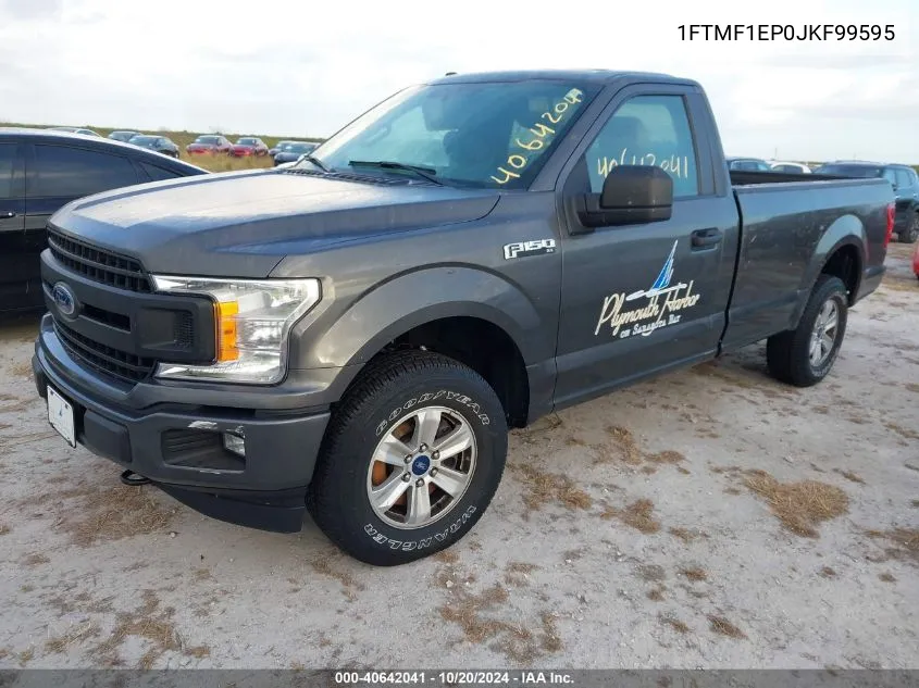 2018 Ford F150 VIN: 1FTMF1EP0JKF99595 Lot: 40642041