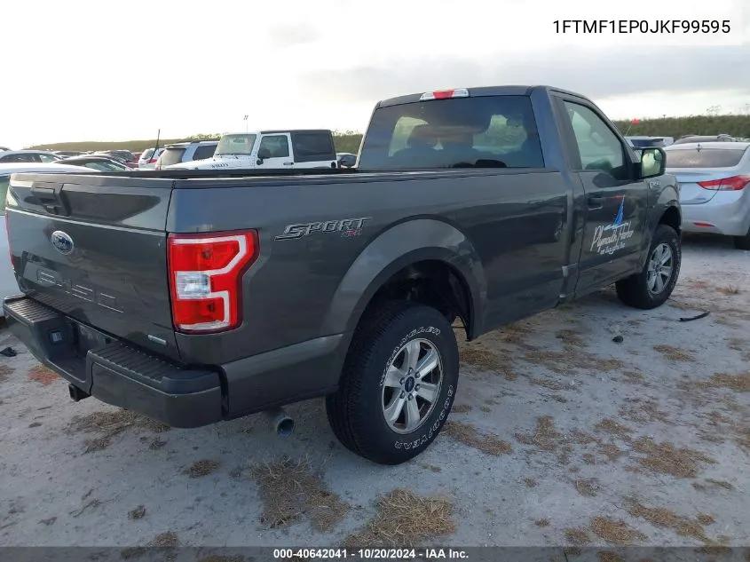 2018 Ford F150 VIN: 1FTMF1EP0JKF99595 Lot: 40642041