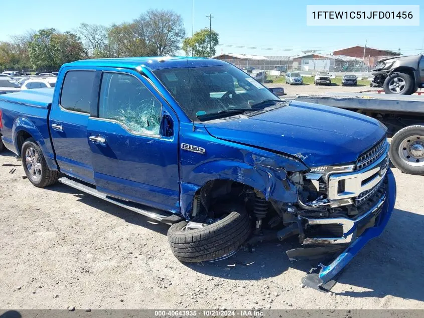 2018 Ford F-150 Xlt VIN: 1FTEW1C51JFD01456 Lot: 40643935