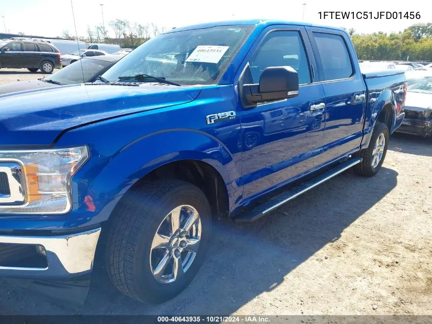 2018 Ford F-150 Xlt VIN: 1FTEW1C51JFD01456 Lot: 40643935