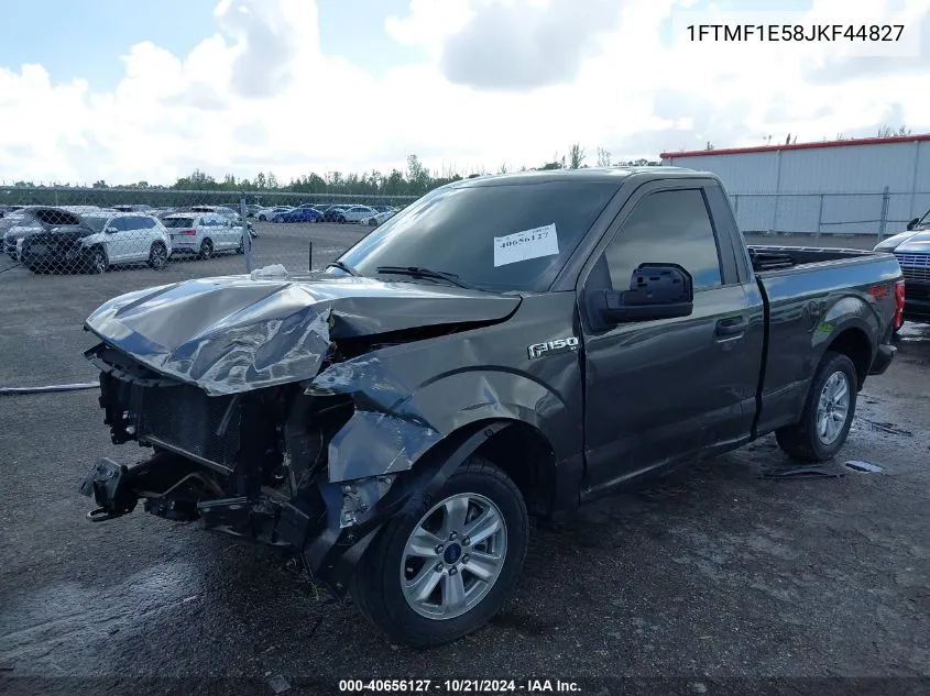 2018 Ford F-150 VIN: 1FTMF1E58JKF44827 Lot: 40656127