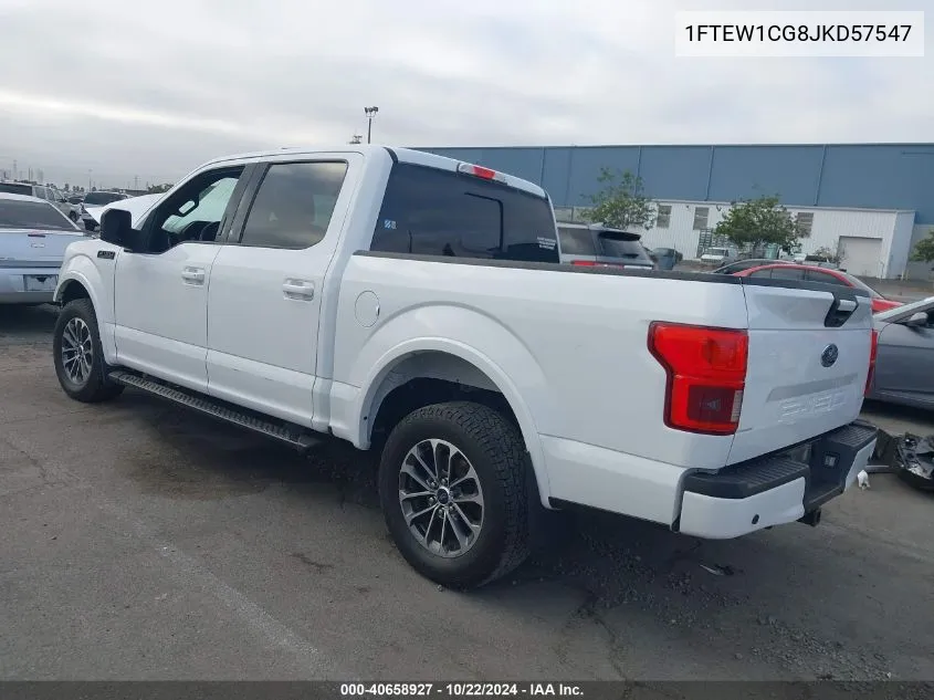 2018 Ford F-150 Xlt VIN: 1FTEW1CG8JKD57547 Lot: 40658927