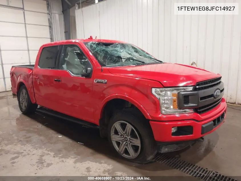 2018 Ford F-150 Xlt VIN: 1FTEW1EG8JFC14927 Lot: 40659907