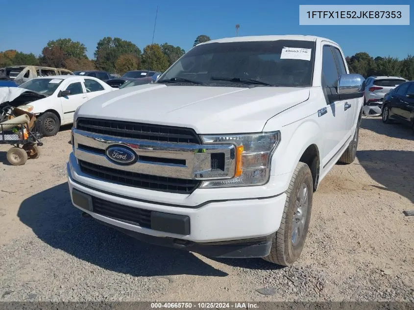 2018 Ford F-150 Xl VIN: 1FTFX1E52JKE87353 Lot: 40665750