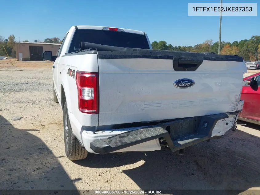 2018 Ford F-150 Xl VIN: 1FTFX1E52JKE87353 Lot: 40665750