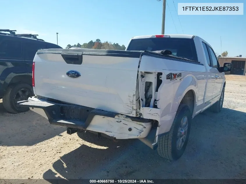 2018 Ford F-150 Xl VIN: 1FTFX1E52JKE87353 Lot: 40665750