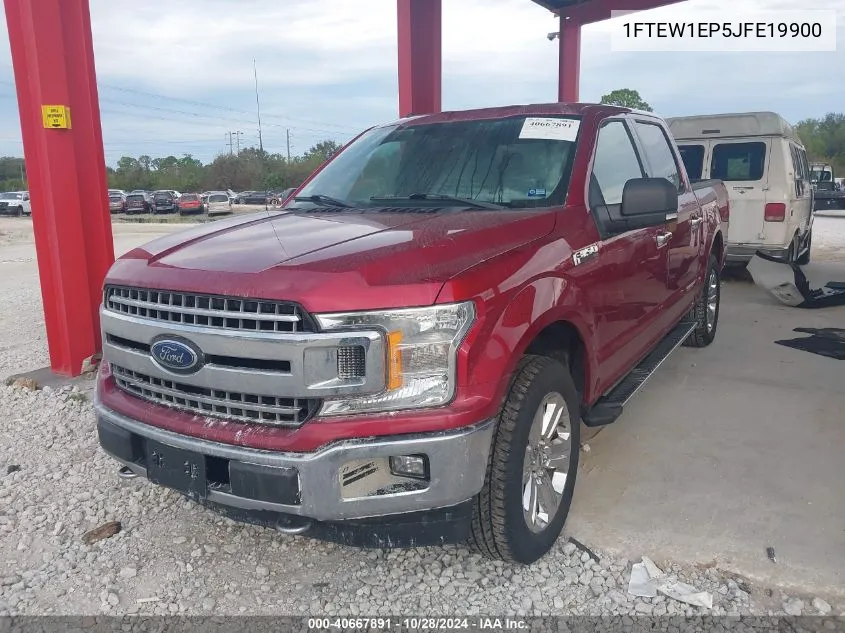 2018 Ford F-150 Xlt VIN: 1FTEW1EP5JFE19900 Lot: 40667891