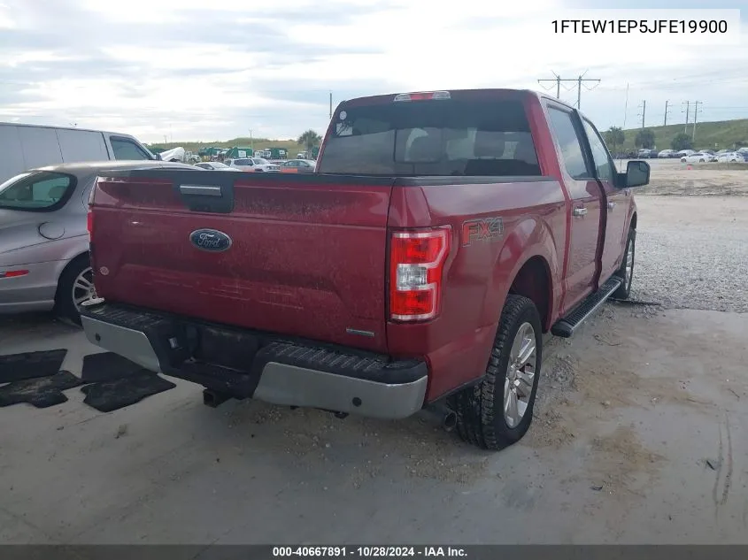 2018 Ford F-150 Xlt VIN: 1FTEW1EP5JFE19900 Lot: 40667891