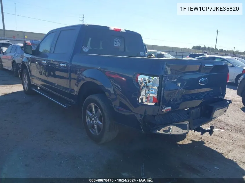 2018 Ford F-150 Xlt VIN: 1FTEW1CP7JKE35820 Lot: 40678470