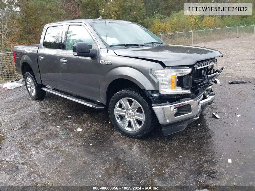 2018 Ford F-150 Xlt VIN: 1FTEW1E58JFE24832 Lot: 40680356