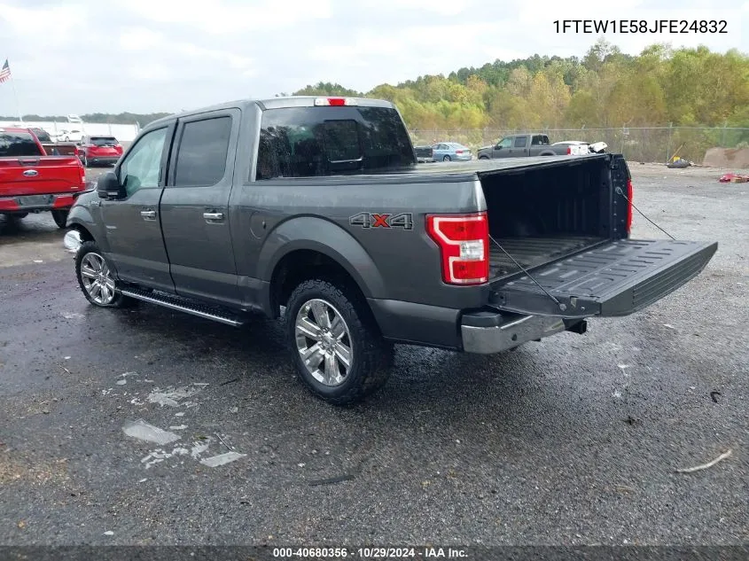 2018 Ford F-150 Xlt VIN: 1FTEW1E58JFE24832 Lot: 40680356