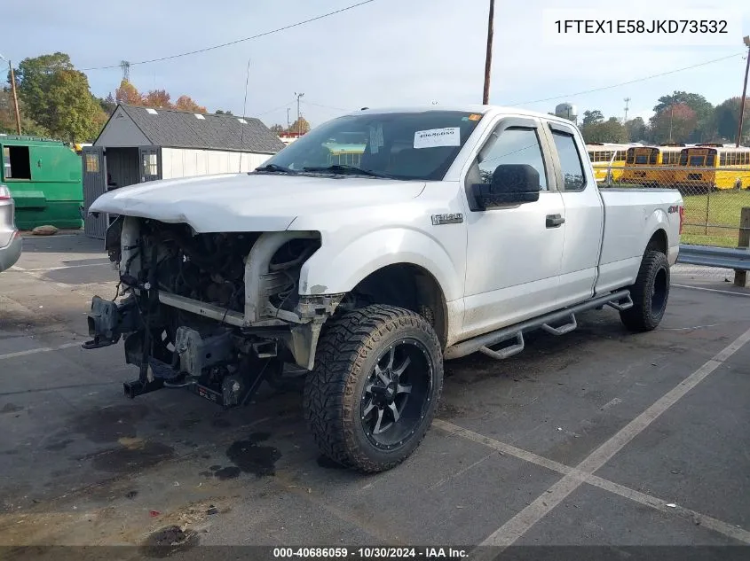 2018 Ford F-150 Xl VIN: 1FTEX1E58JKD73532 Lot: 40686059