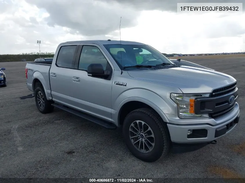 2018 Ford F-150 Xlt VIN: 1FTEW1EG0JFB39432 Lot: 40686872