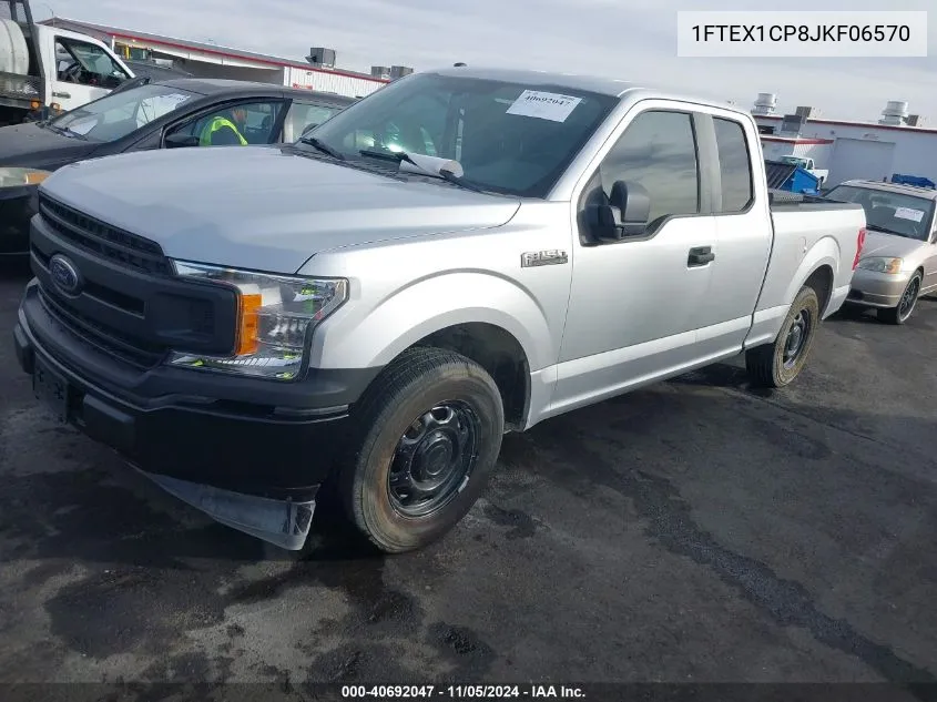 2018 Ford F-150 Xl VIN: 1FTEX1CP8JKF06570 Lot: 40692047