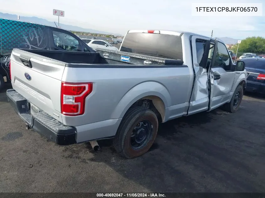 2018 Ford F-150 Xl VIN: 1FTEX1CP8JKF06570 Lot: 40692047