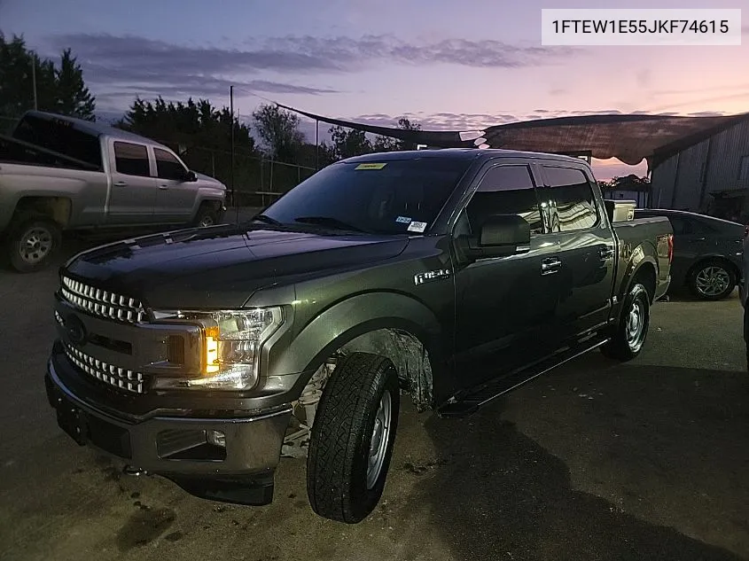 2018 Ford F-150 Xlt VIN: 1FTEW1E55JKF74615 Lot: 40696942