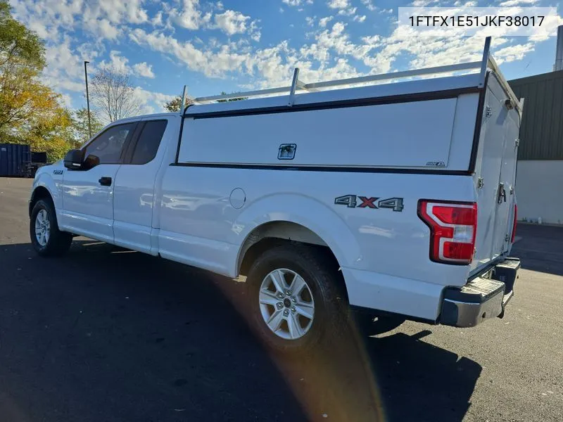 2018 Ford F-150 Xlt VIN: 1FTFX1E51JKF38017 Lot: 40697057