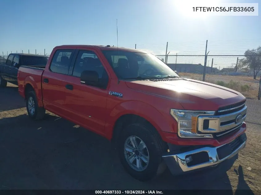 2018 Ford F-150 Xlt VIN: 1FTEW1C56JFB33605 Lot: 40697333