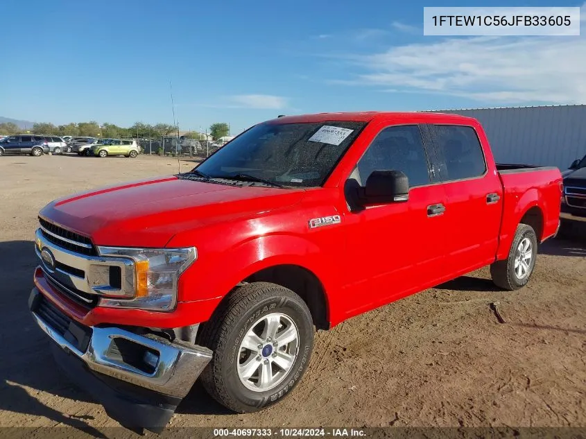 2018 Ford F-150 Xlt VIN: 1FTEW1C56JFB33605 Lot: 40697333